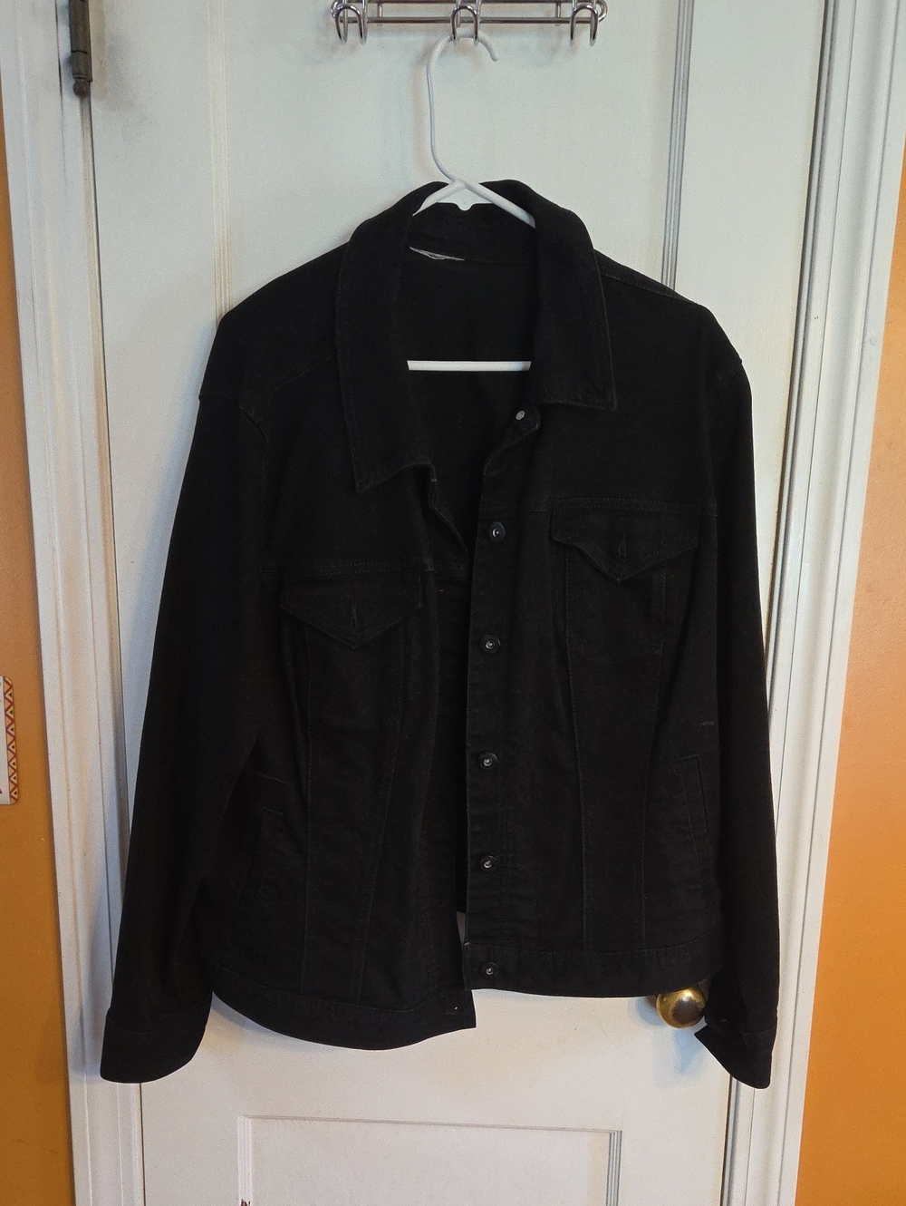 Women's Black Jacket - Classic Button-Up